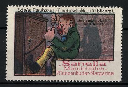 Reklamemarke sanella - reklamemarke,