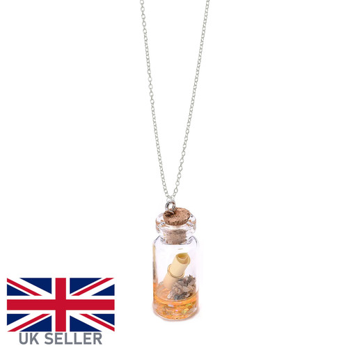 Drifting bottle halskette sand - bottle,