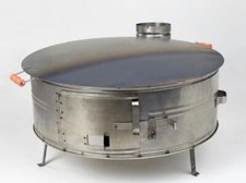 2in1 Holzfeuer Fladenbäcker