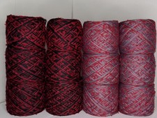 1190 gr Rot-Gradient 65%Wolle