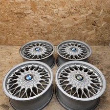 BMW E30 Alufelgen Kreuzspeichen Satz 7jx15 H2 LK 4x100 1179066 KBA 41363 ET 24 
