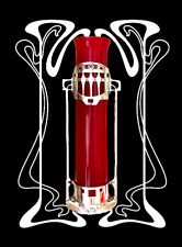 Art Nouveau Wiener Secession 830 Silbermontierung Antike Jugendstilvase WMF Ära