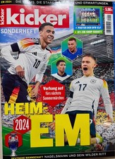 Magazin Sportmagazin KICKER SONDERHEFT HEIM-EM 2024 mit Poster + Spielplan