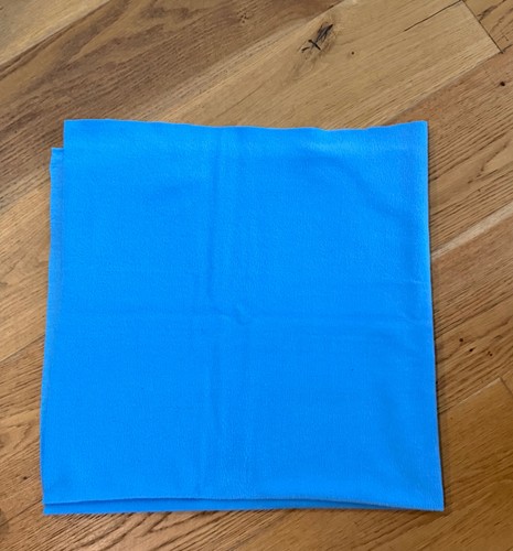 Fleece stoff blau - fleece, m