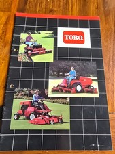 TORO Spindelmäher Reelmaster Gesamtprogramm Traktor Schlepper Prospekt Brochure