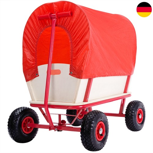 Monzana bollerwagen holz xxl - holz,
