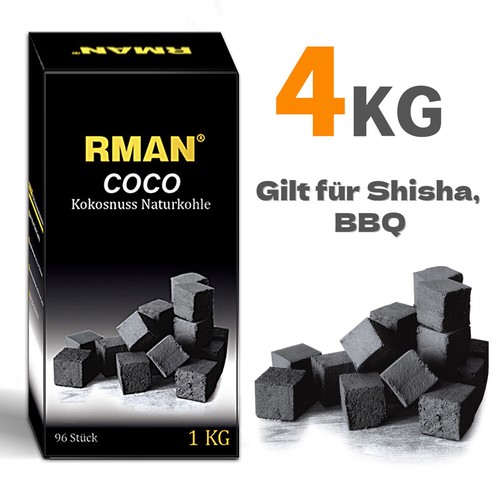 Rman 4kg shishakohle - rman,