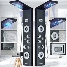 Duschpaneel LED Edelstahl