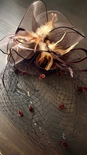 Haarschmuck fascinator mit - haarschmuck/fascinator,