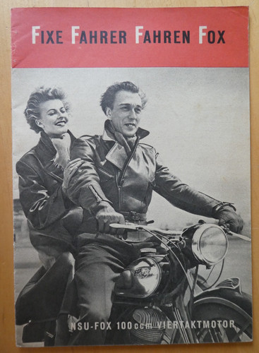 Original nsu prospekt 1953 - original,