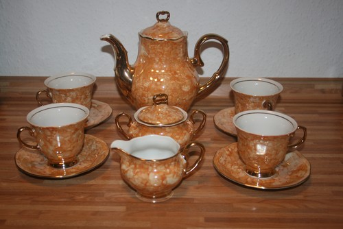 Karolina kaffeeset goldrand - karolina,