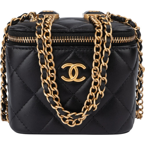 Chanel quilted lambskin mini - chanel,
