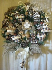 Türkranz gross Shabby chic