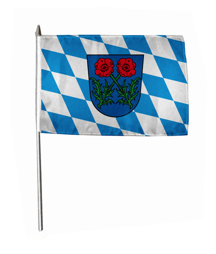 Stockflagge unterthingau fahne - stockflagge,