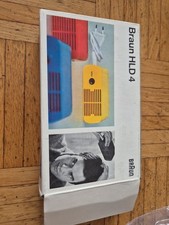 BRAUN HLD 4 - Fön, Föhn, Haartrockner, blau, OVP, Design: Dieter Widder (1970)