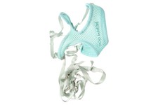 TRIXIE Hundegeschirr XS Welpengeschirr Blau Logo inkl. Leine Gebraucht