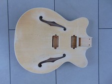 Gitarrenbody Halbakustik ( Höfner?) Defekt / Bastelobjekt / Dekoration