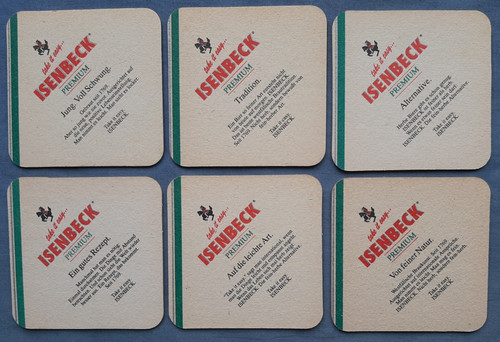 Brauerei isenbeck hamm 6x - brauerei,