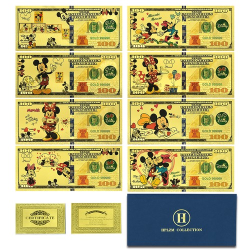 8pcs set mickey - mickey, minnie