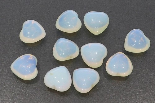 Herz aus opal glas - ,