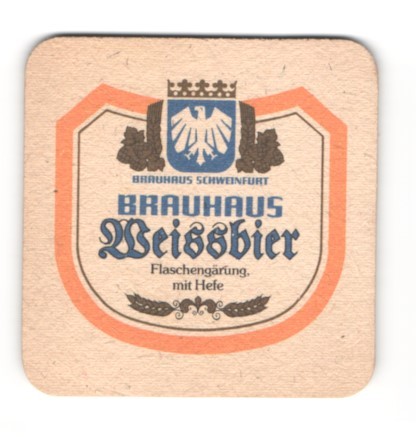 Bierdeckel schweinfurt - bierdeckel,