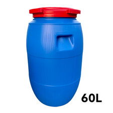 Weithalsfass 60 l Sauerkrautfass Regen Fass Futtertonne Fasssilage Deckelfass