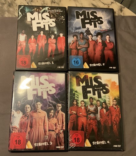 Misfits dvd staffel - staffel, 1-4