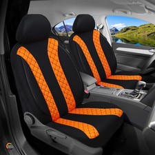Schonbezüge Sitzbezüge für Opel Zafira B Bj 2005-14 in Schwarz/Orange N305