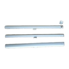 3 X TRICKLE VENTS, INNENAUSFÜHRUNG MIT OPEN-SHUT-STEUERUNG, 405 MM UPVC + SCHRAUBEN