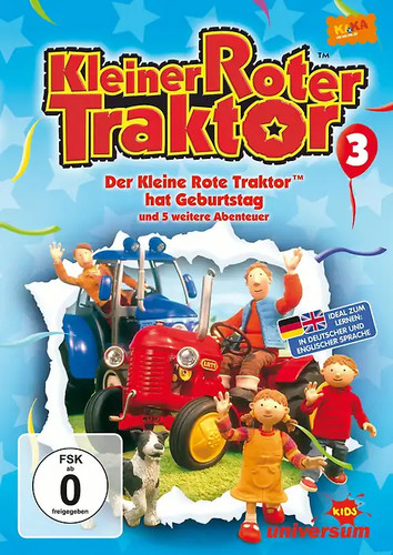 Kleiner roter traktor - roter,