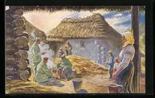 Ansichtskarte Soldaten auf