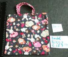 Band 1) 1x  Tasche  Kindertasche Bunt Baumwolle  Hasen Mädchen Kleid