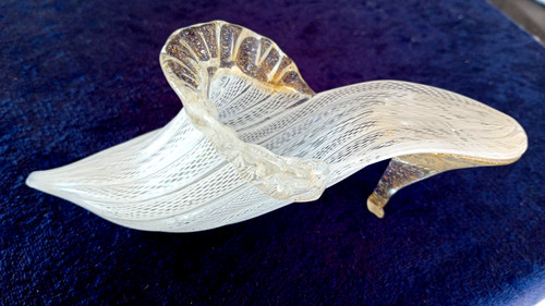 Glas skulptur damenschuh - glas, -damenschuh