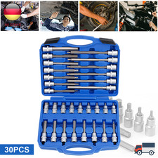 Innensechskant Steckschlüssel Satz 1/2 Sechskant Nüsse für Inbus Schrauben 30tlg