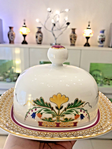 Lomonosov porzellan butterdose - lomonosov,
