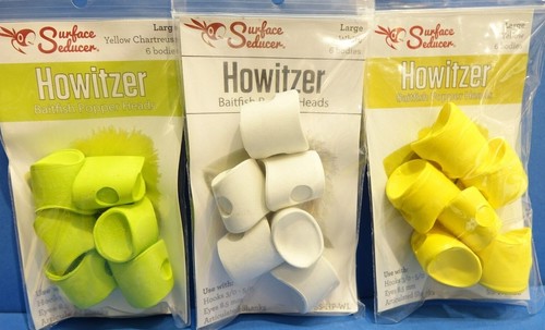 Howitzer baitfish popper heads - howitzer,