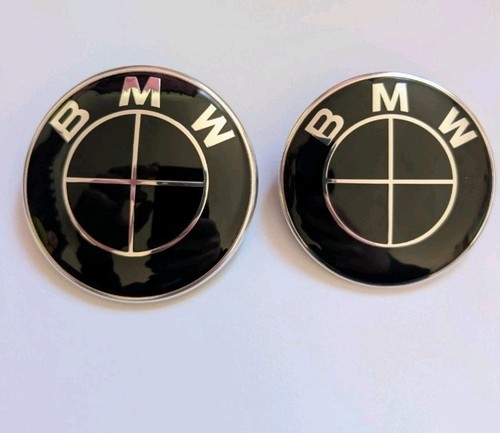 Bmw emblem 82mm - emblem, schwarz