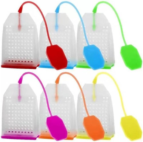 6er silikon tee - silikon, set