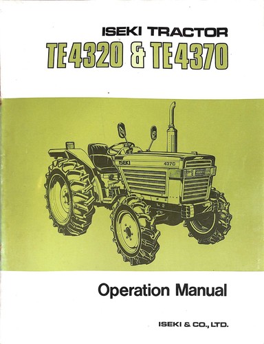 Iseki te4320 te4370 - te4320, &