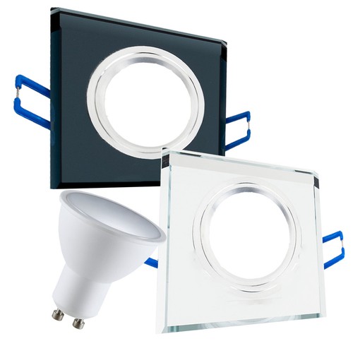 Led glas einbaustrahler rahmen - led,