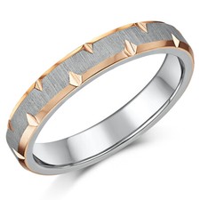 4 mm IP Roségold Kante Titan