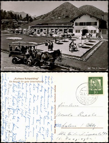 Ansichtskarte ruhpolding - ansichtskarte,