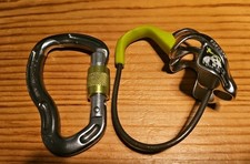 Edelrid Mega Jul Sicherungsgerät + Schraubkarabiner von DmM # Klettern