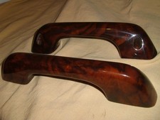 2x Wurzelholz Türgriffe