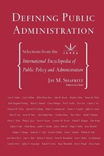 Jr. Jay M. Shafritz | Defining Public Administration | Taschenbuch | Englisch