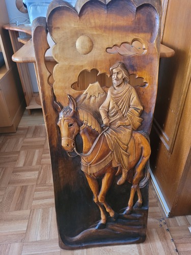 Geschnitzt holz wandbild - wandbild,