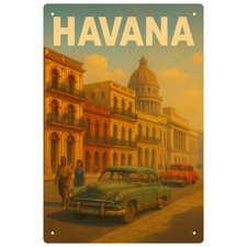 Havana Kuba Blechschild |