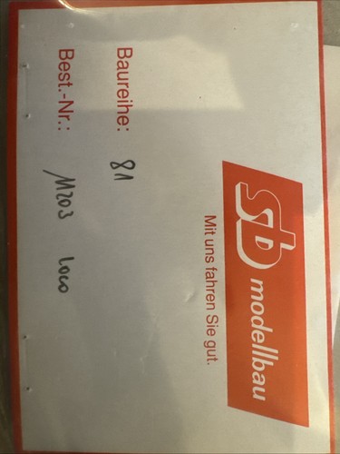 Modellbau motor baureihe - sb, ++