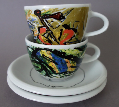 Kaffeetassen mit untertasse - kaffeetassen,