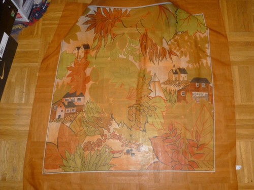 Halstuch blättermotiv - halstuch,